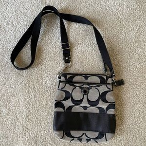 Black coach purse